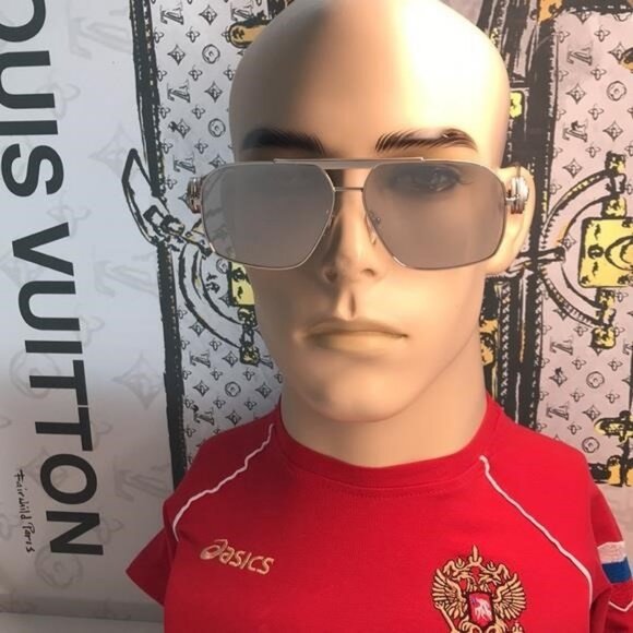 NEW AUTHENTIC Versace Silver Sunglasses VE2269 - Picture 7 of 13